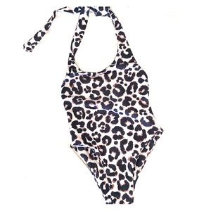 Leopard High Waist Swimsuit by PrettyLittleThing